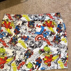 Marvel Heroes Graphic Mini Skirt